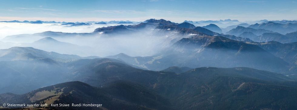 Der Hochschwab von Osten aus gesehen. 